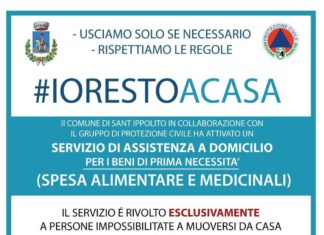Coronavirus, parte da oggi (13 marzo) per tutto il comune di Sant’Ippolito il servizio di assistenza a domicilio