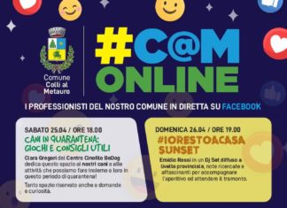 Colli al Metauro, contro la noia da lockdown arriva #C@M ONLINE