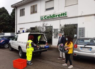 Coldiretti Pesaro Urbino, agricoltori e solidarietà: mezzo quintale di bontà per le famiglie bisognose