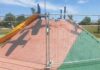 Area giochi nel parco di Fano, riparazione iniziata