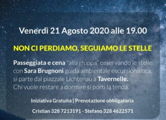 “Non ci perdiamo, seguiamo le stelle”: passeggiata da Tavernelle a Montemiele nel fascino delle costellazioni