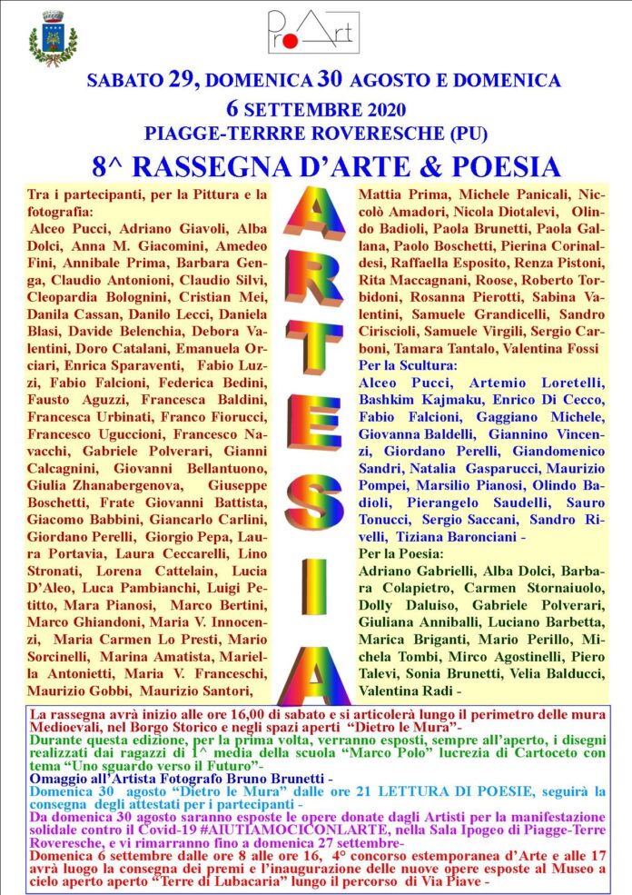LOCANDINA ARTESIA 2020