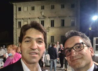 Baldelli con Acquaroli a Mercatello sul Metauro: “La Provincia di Pesaro e Urbino sconta gravissimi ritardi infrastrutturali, fra cui la mancata apertura della Guinza”