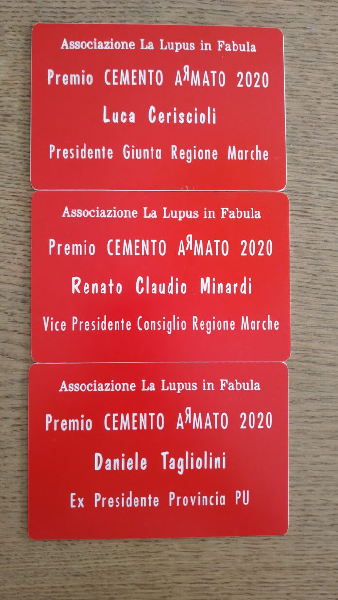 Targhe premio Cemento Armato
