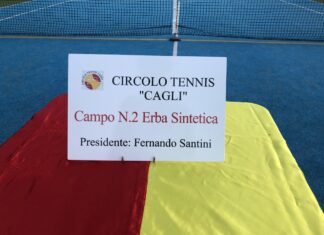 Il Circolo Tennis Cagli intitola il campo in erba sintetica a Fernando Santini