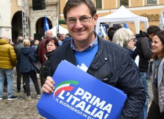 La Lega omaggia il segretario provinciale Lodovico Doglioni
