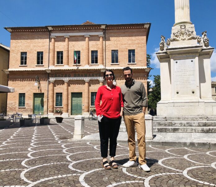 Assessore Bocconcelli con David Romano