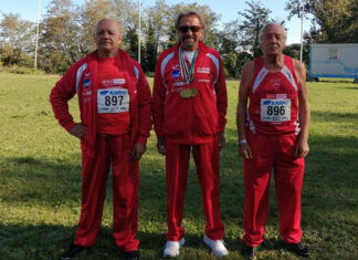Atletica master, Costantini (Asd Atletica Fossombrone) vince tre ori