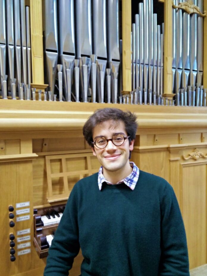 L'organista Nicola Procaccini che avrebbe dovuto esibirsi a Fano