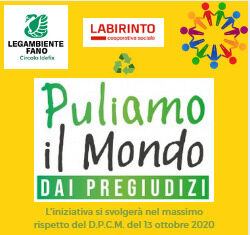 ‘Puliamo il Mondo dai pregiudizi’ con Legambiente e Labirinto a Mondolfo