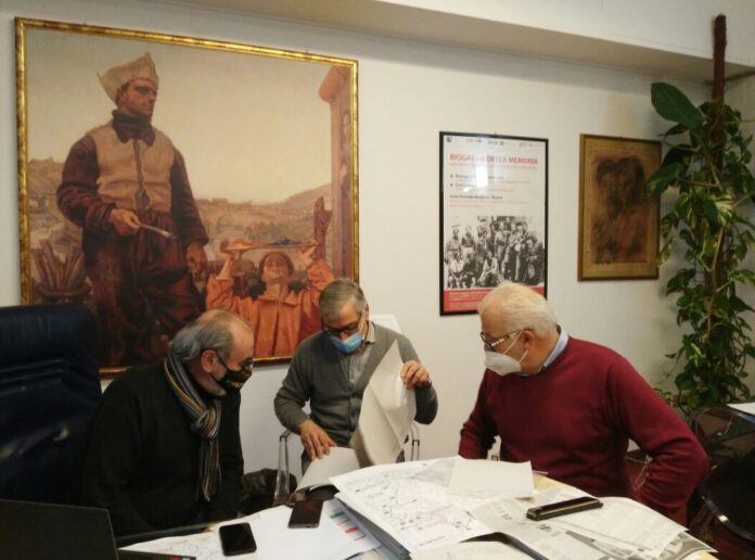 Da sinistra Paolini, Domenicucci e Cancellieri