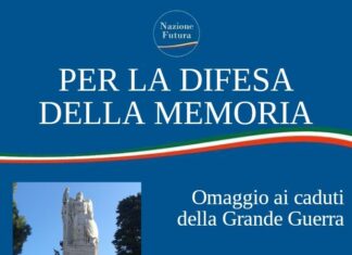 Nazione Futura Pesaro-Urbino omaggia a Fano le vittime della prima guerra mondiale