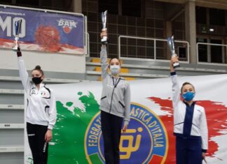 Ginnastica ritmica, Giulia Dellafelice (Aurora Fano) sul tetto d’Italia nella categoria Junior 3