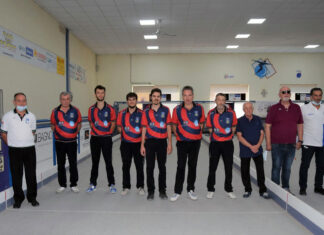 Bocce serie A, Oikos Fossombrone pareggia in trasferta in Emilia sul campo della Rubierese