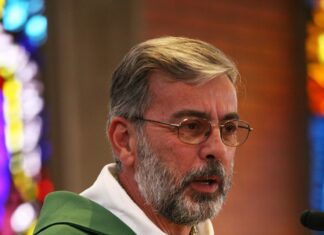 Don Luciano Gattei alla parrocchia di Calcinelli