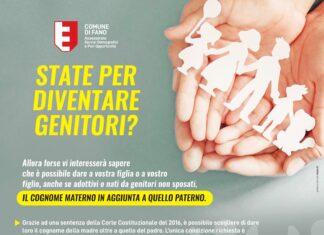 Doppio cognome, campagna informativa a Fano