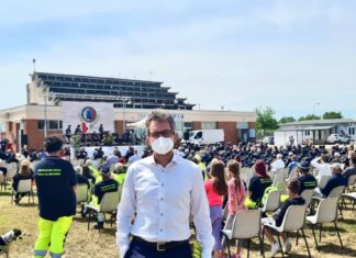 L’assessore Baldelli al 35° anniversario della fondazione del C. B. Club Enrico Mattei a Fano