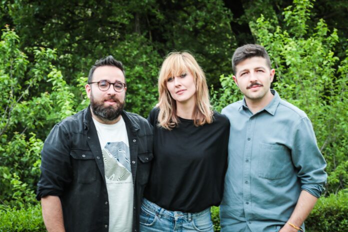Andrea Angelini, Vittoria Podrini, Francesco Martinelli, fondatori di Happennino