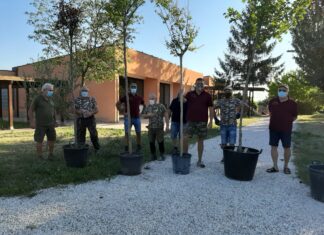 La Federcaccia, sezione comunale di Montemaggiore, dona 5 alberi al Comune
