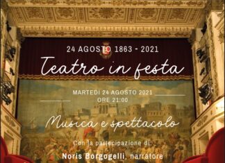 Teatro in Festa, concerto-spettacolo il 24 agosto per la ricorrenza della riapertura del Teatro della Fortuna (24 agosto 1863)