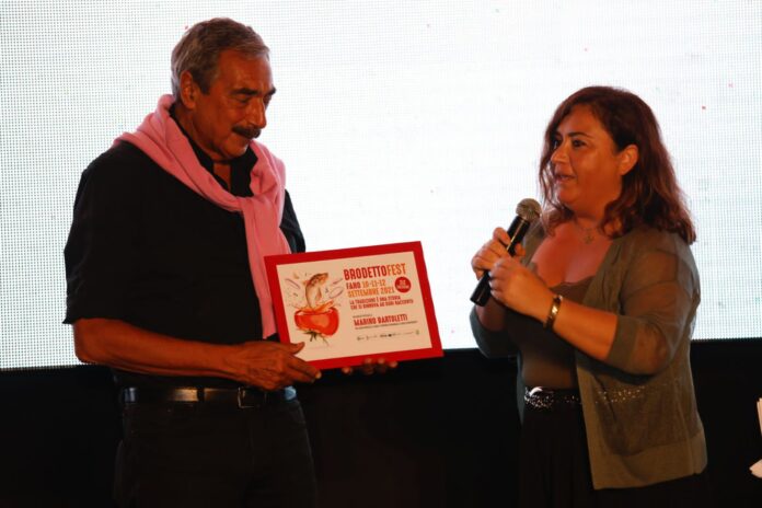 Venerdi al Brodetto con Marino Bartoletti con l'Assessora di Fano Sara Cucchiarini