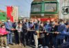 Dopo 8 anni il treno è tornato a percorrere i binari della linea ferroviaria Fabriano-Pergola