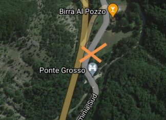 Da lunedì 25 ottobre chiusura della vecchia Flaminia tra Fontacce e ponte romano