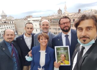 La Lega di Acqualagna ieri a Roma alla presentazione della 56esima Fiera Nazionale del Tartufo Bianco