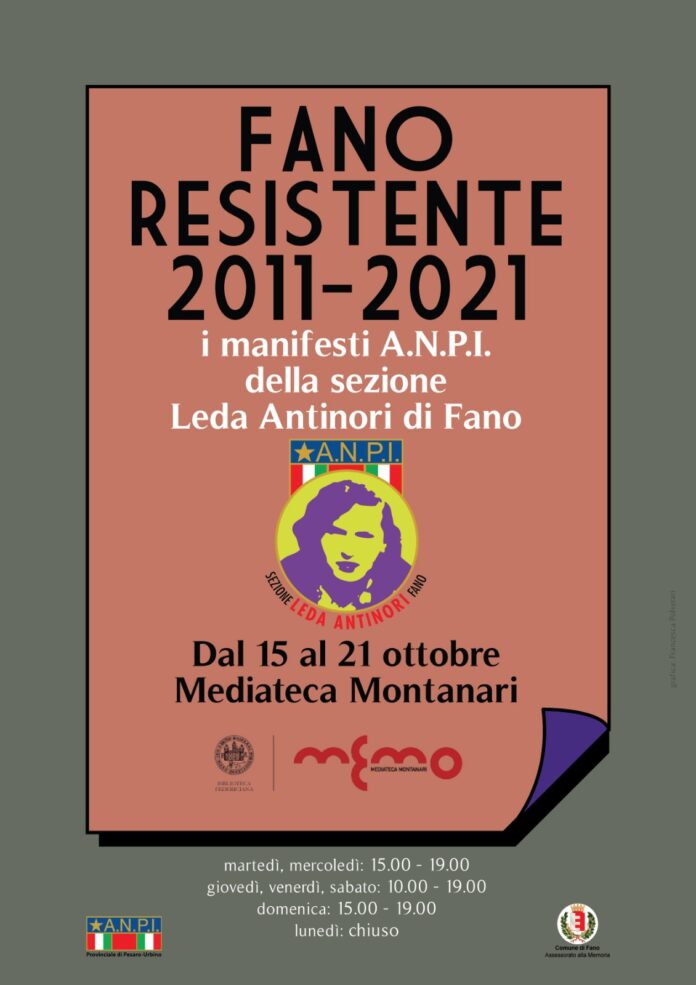 manifesto mostra ANPI 2021