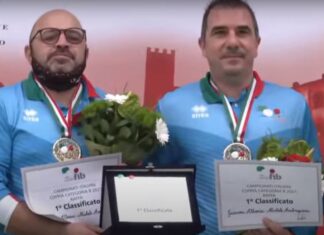 Bocce, Giacomo Alberici-Michele Ambrogiani (Oikos Fossombrone) sul tetto d’Italia categoria B