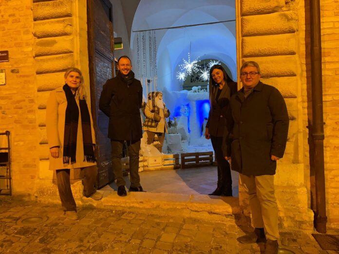 Da sinistra Beatrice Vincenzi, Emanuele Petrucci, Ilaria Renzoni e Damiano Bartocetti