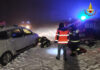 Maltempo: vigili del fuoco soccorrono famiglia bloccata dalla neve a Piobbico