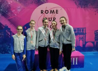 Rome Cup di ginnastica ritmica, tanti podi per l’Aurora Fano