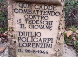 Fossombrone, al restauro il cippo dedicato all’ultimo partigiano