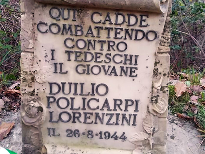 Lapide partigiano