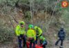 Brutta caduta in bici sulle Cesane, lo recupera l’elisoccorso. Trasferito a Torrette con diversi traumi