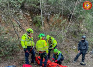 Brutta caduta in bici sulle Cesane, lo recupera l’elisoccorso. Trasferito a Torrette con diversi traumi
