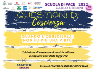 Doppio appuntamento con la scuola di pace “Carlo Urbani”. A Fano sabato 12 marzo