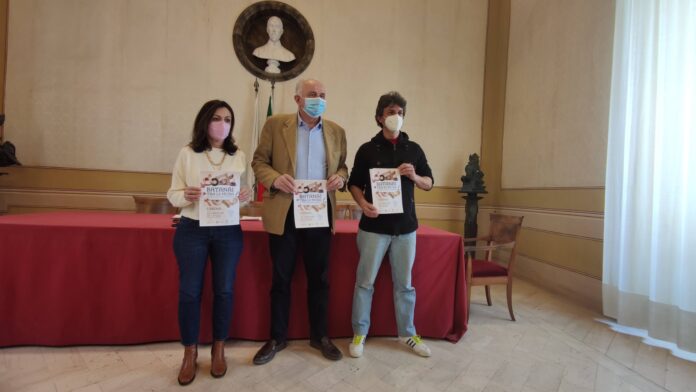 Batanài tra le mura foto conferenza stampa 29.03.22 Foschi, Gambini, Betti