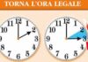 Torna l’ora legale