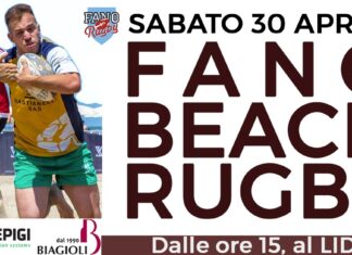 Arriva in spiaggia il Fano Rugby