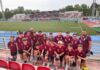 I giovani calciatori dell’Academy MarottaMondolfo ospiti del Rimini nel giorno della festa promozione