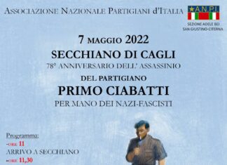 A Secchiano di Cagli il 78° anniversario dell’assassinio del partigiano Primo Ciabatti