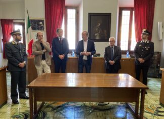 Prefetto e Questore di Pesaro e Urbino in visita a Fossombrone su invito del sindaco