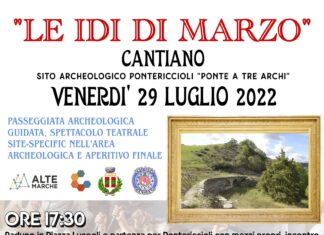 A Pontericcioli di Cantiano “Le idi di marzo” tra arte, teatro, natura, archeologia e sapori