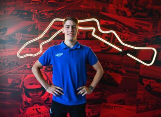 Superbike Supersport 300, il pilota fanese Marco Gaggi impegnato sul circuito ceco di Most