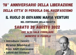 Pergola ricorda Venturi a 100 anni dalla nascita