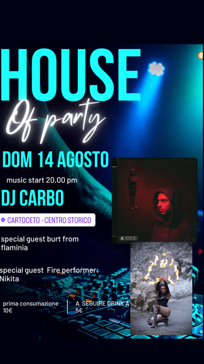 Dark Blue Night Club Party Poster