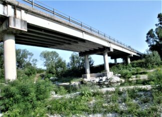 Da lunedì 29 agosto chiusura al traffico della strada provinciale 92 ‘Cerbara’ in corrispondenza del ponte sul Metauro