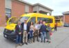 A Terre Roveresche presentato uno scuolabus totalmente elettrico